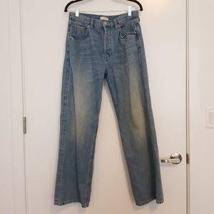 I AND ME Unisex Selvedge Wide Leg Jeans